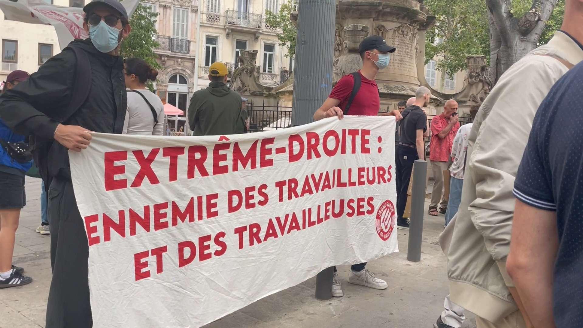 Marseille : manifestation en cours contre l’extrême droite et pour le progrès social