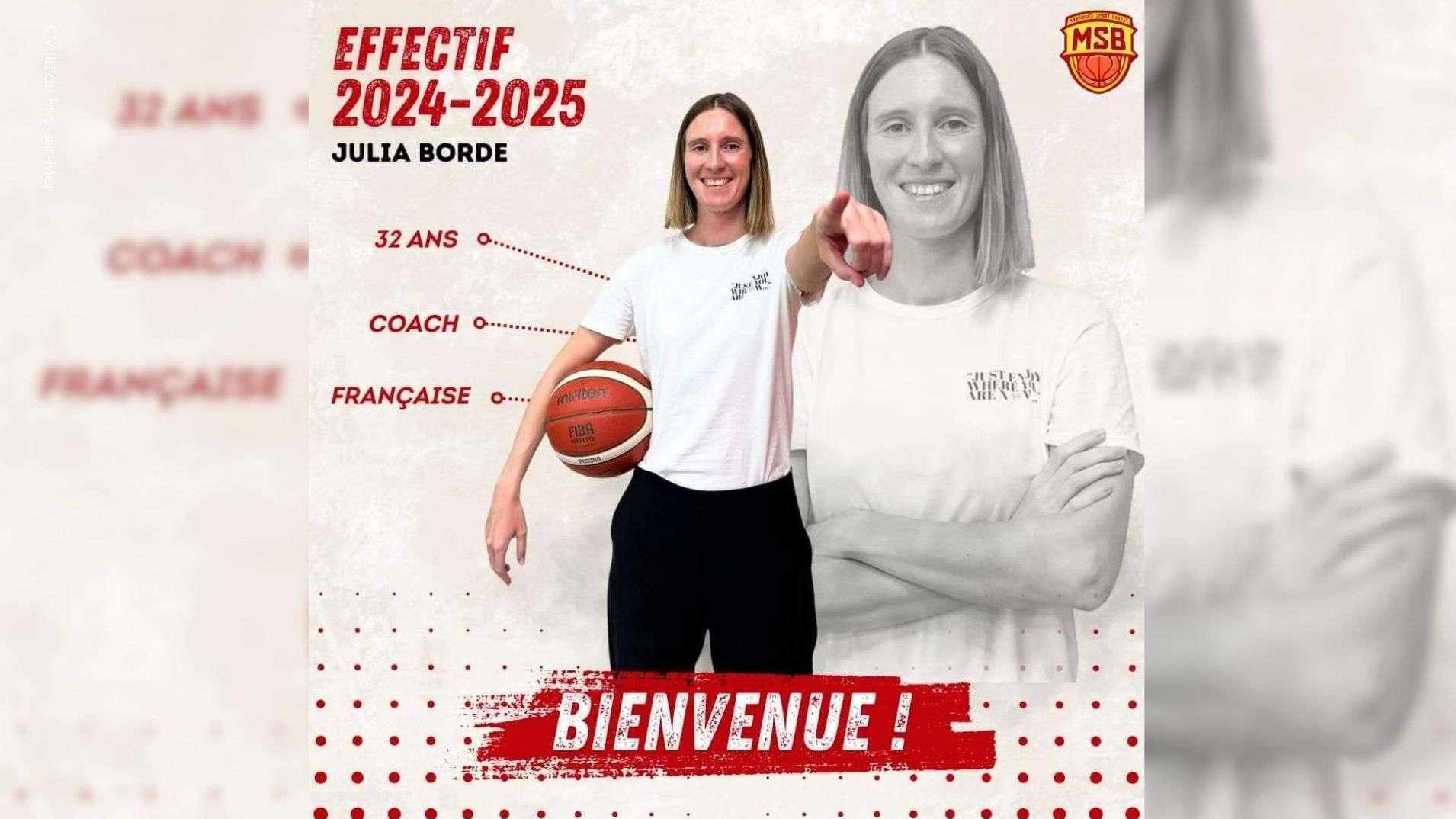 Martigues Sport Basket officialise l'arrivée de la coach Julia Borde
