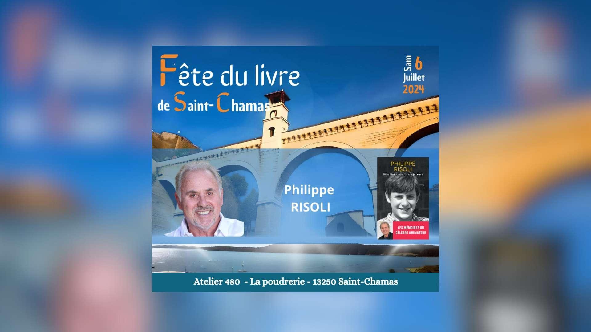 Philippe Risoli à la Fête du livre de Saint-Chamas : "Un hommage à la famille et à la passion"