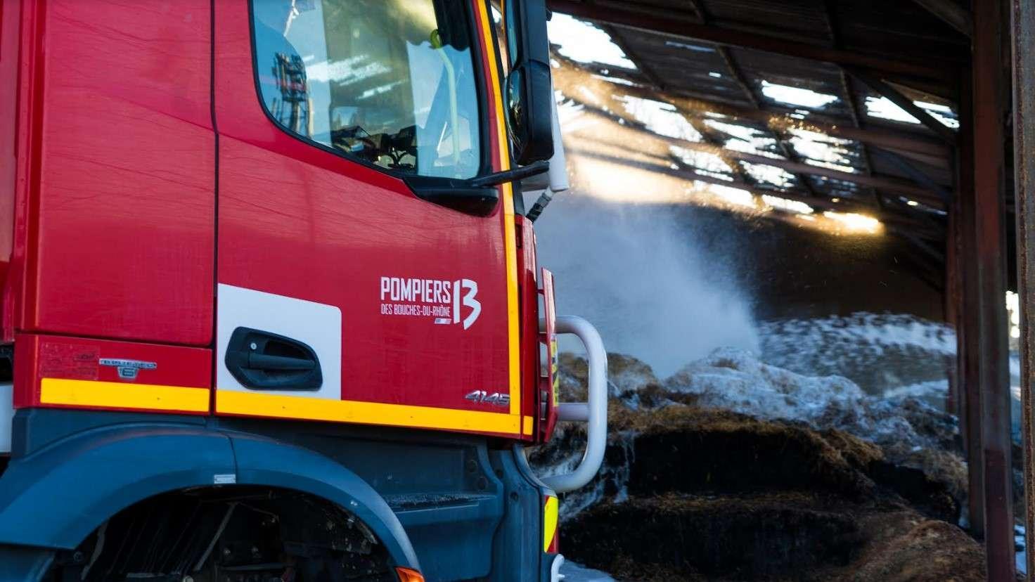 Un garage en feu dans la zone d'Aix-en-Provence, 40 pompiers mobilisés