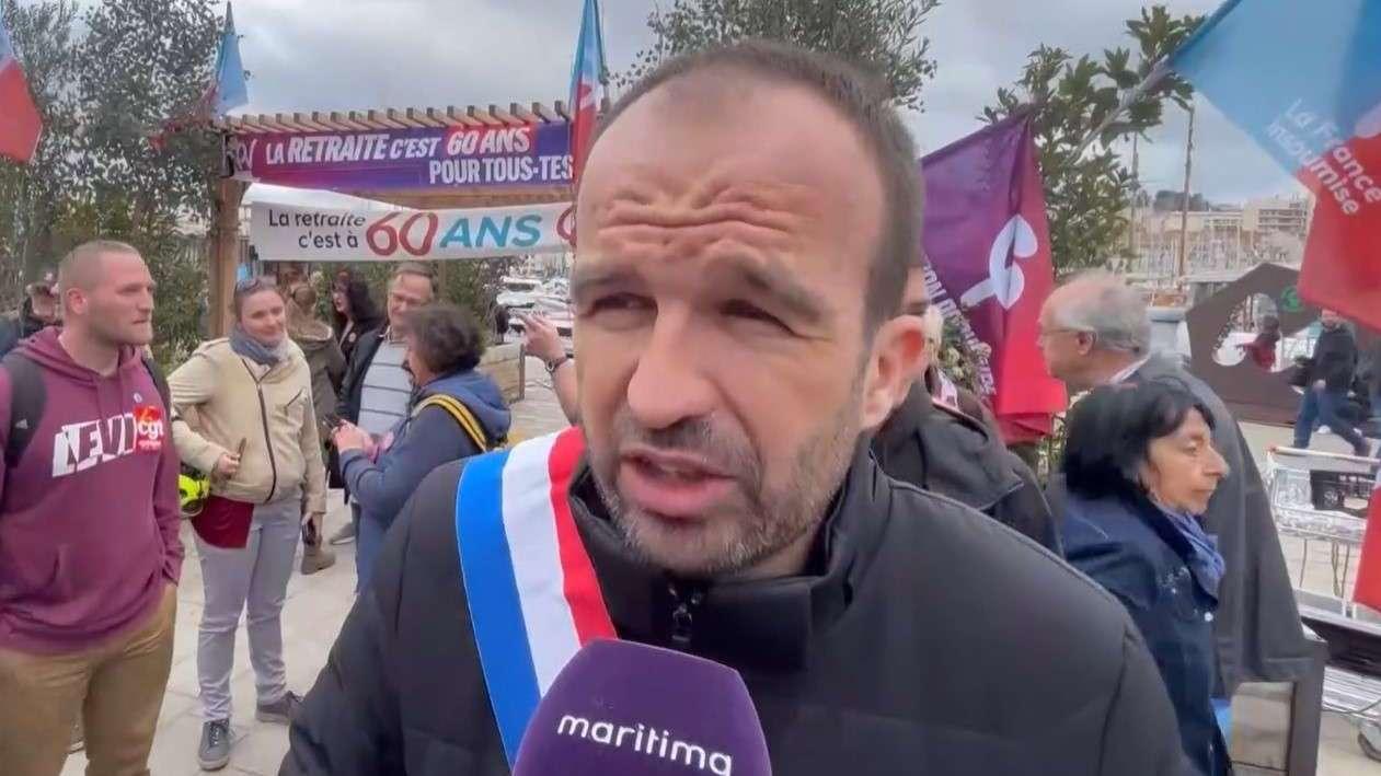 Manuel Bompard député marseillais (LFI) : "une présidentielle anticipée serait raisonnable"