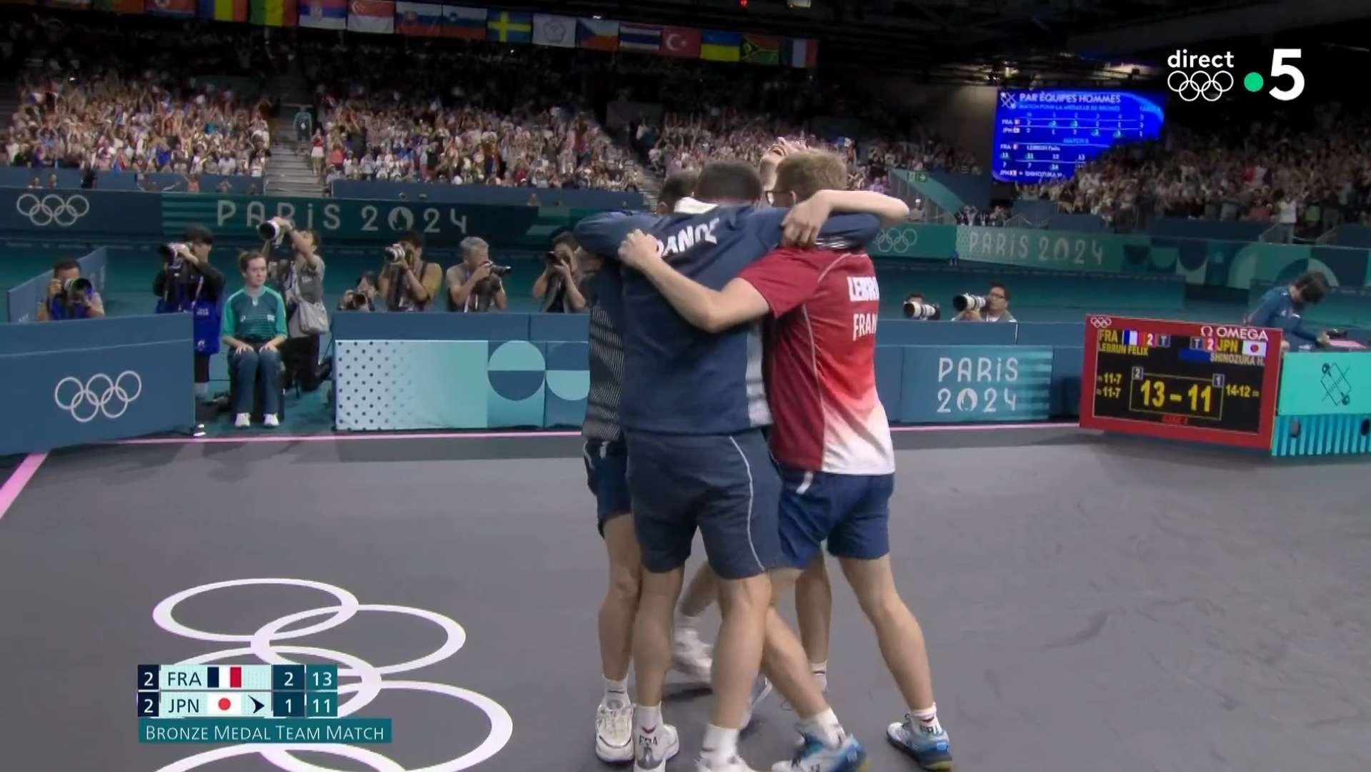 Mondiaux de tennis de table: les Lebrun qualifiés pour les demies du double et assurés d'une médaille
