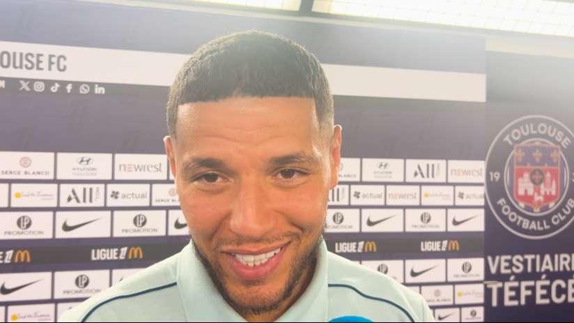 Toulouse-OM : la réaction d'Amine Harit en zone mixte "oui je vais faire une grande saison à l'OM"