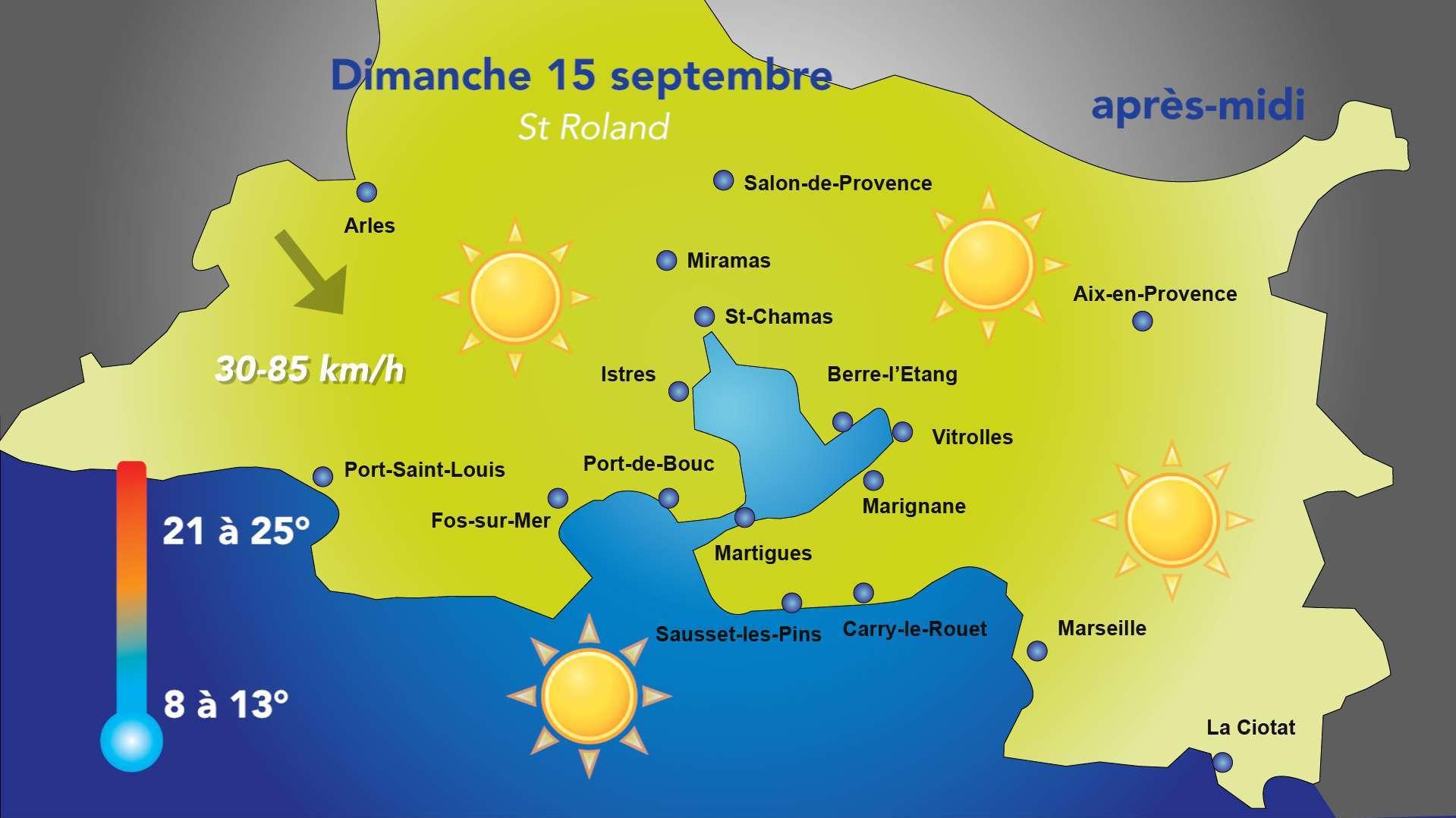 Météo : on reste abonné au mistral ce week-end des 14 & 15/09