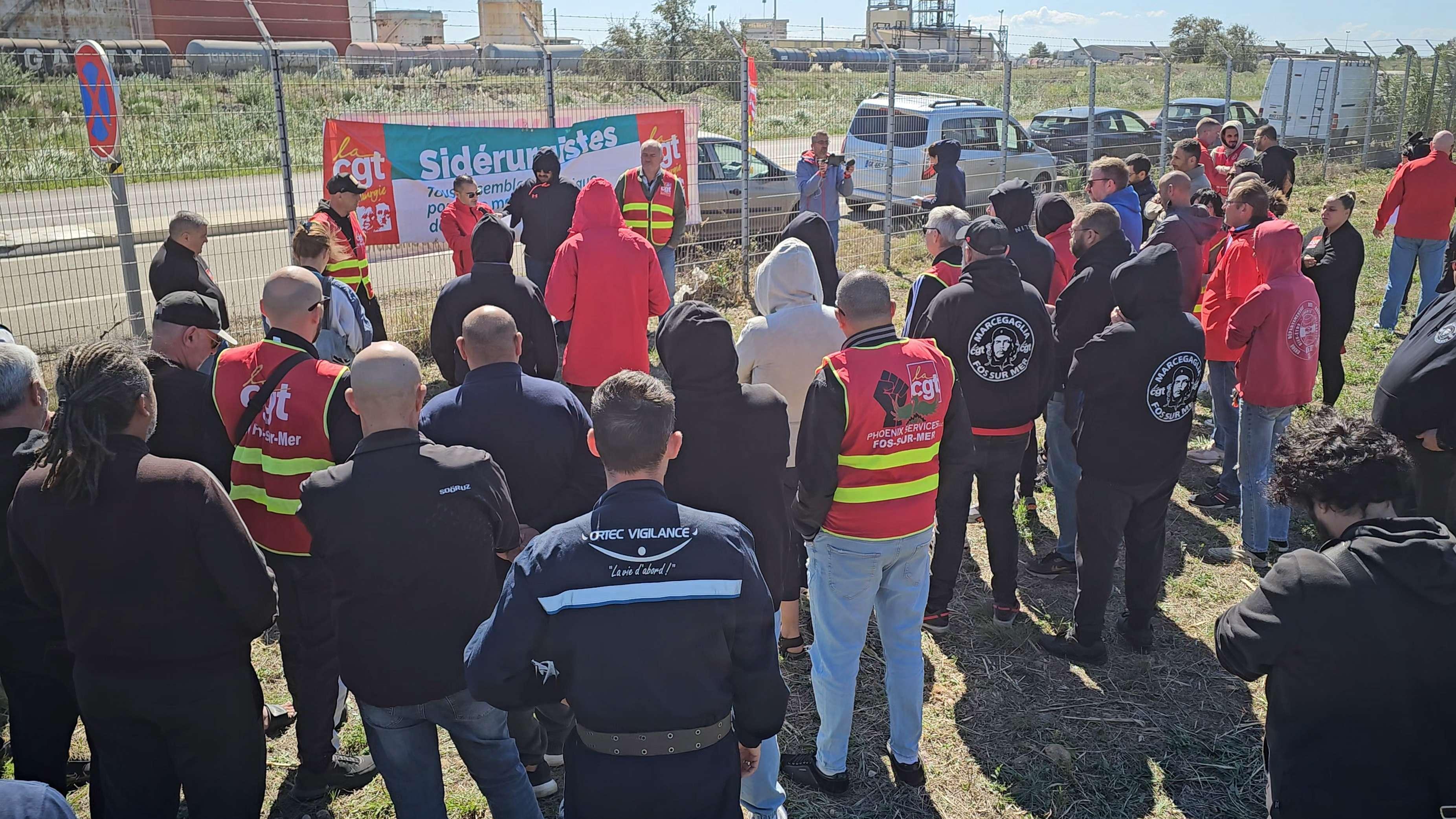 ArcelorMittal Fos : mobilisation pour sauver "une sidérurgie qui s'effrite"