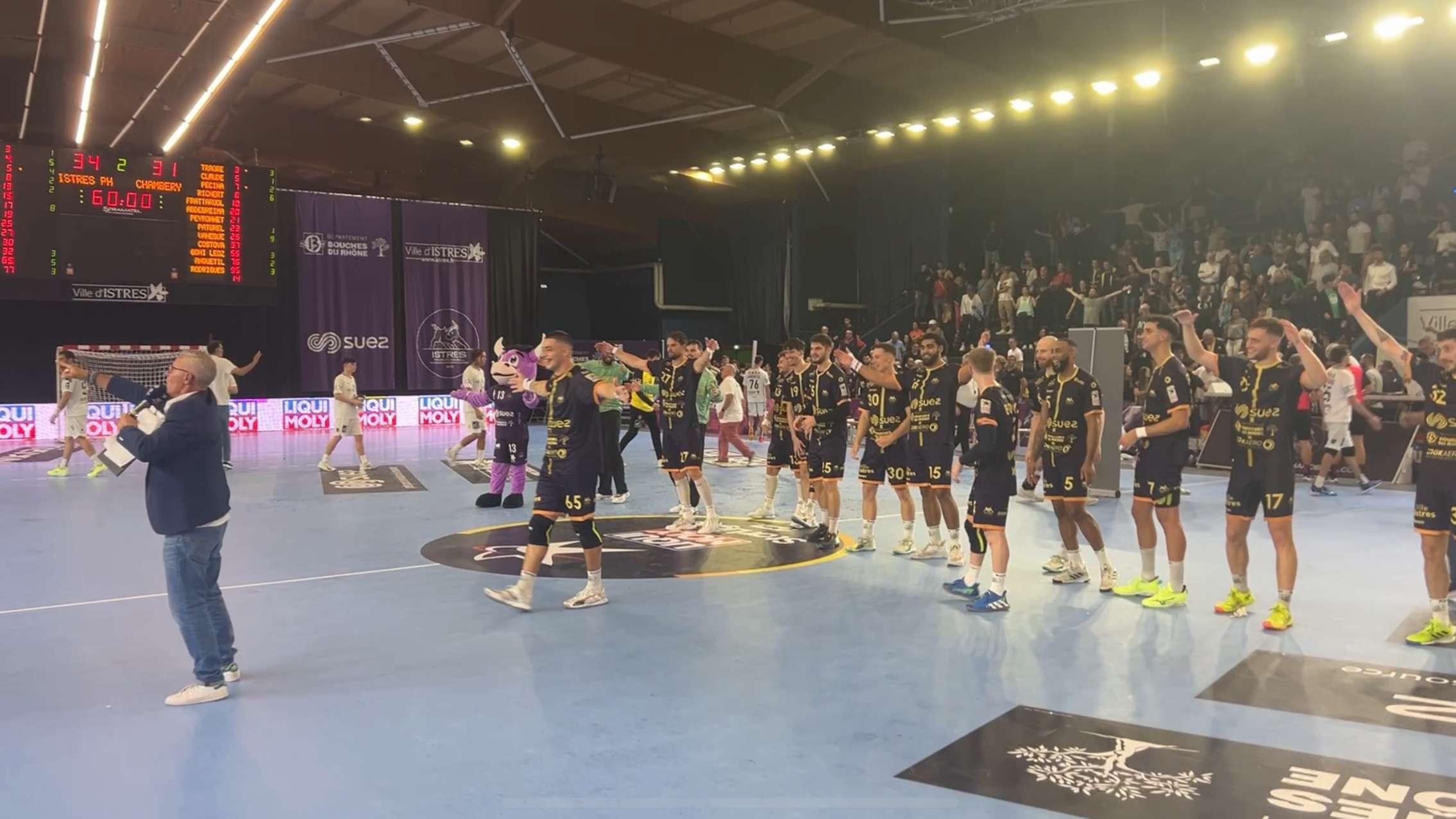 Istres Provence Handball s'impose dans les dernières minutes.