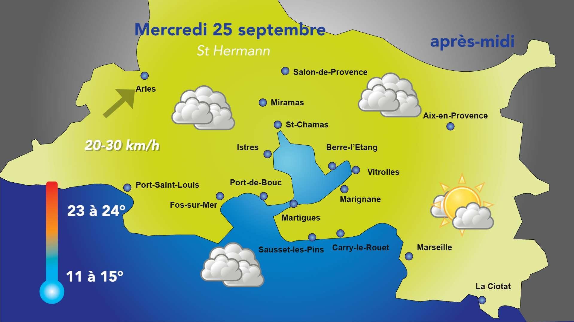 Une météo calme prévue pour ce mercredi 