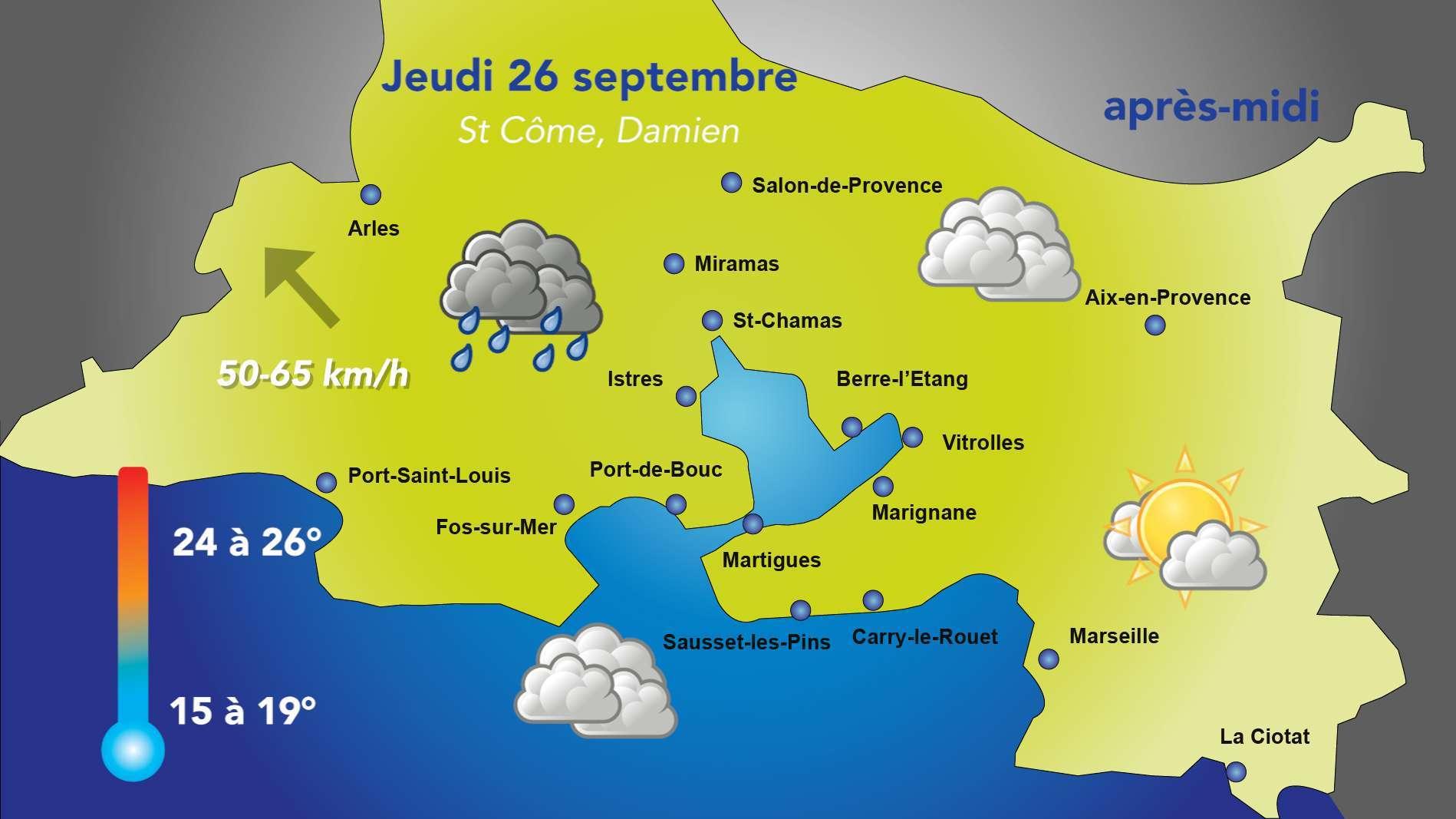 Météo : temps maussade ce jeudi