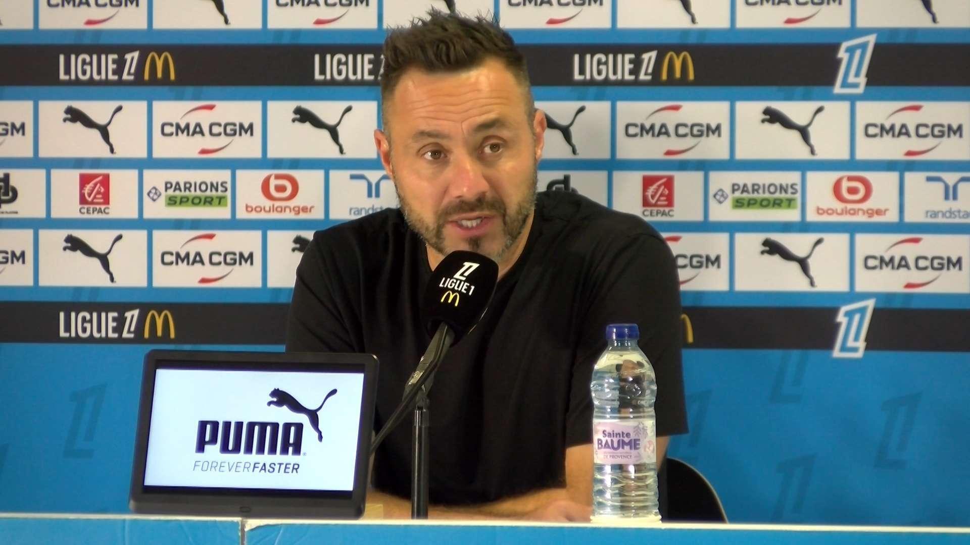 OM-Angers : Roberto De Zerbi "On doit faire les choses avec plus de caractère"