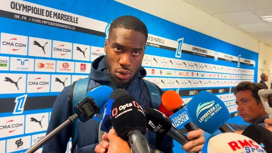 OM-Angers : Geoffrey Kondogbia "pour le groupe et pour moi, le plus important c'est le contenu"