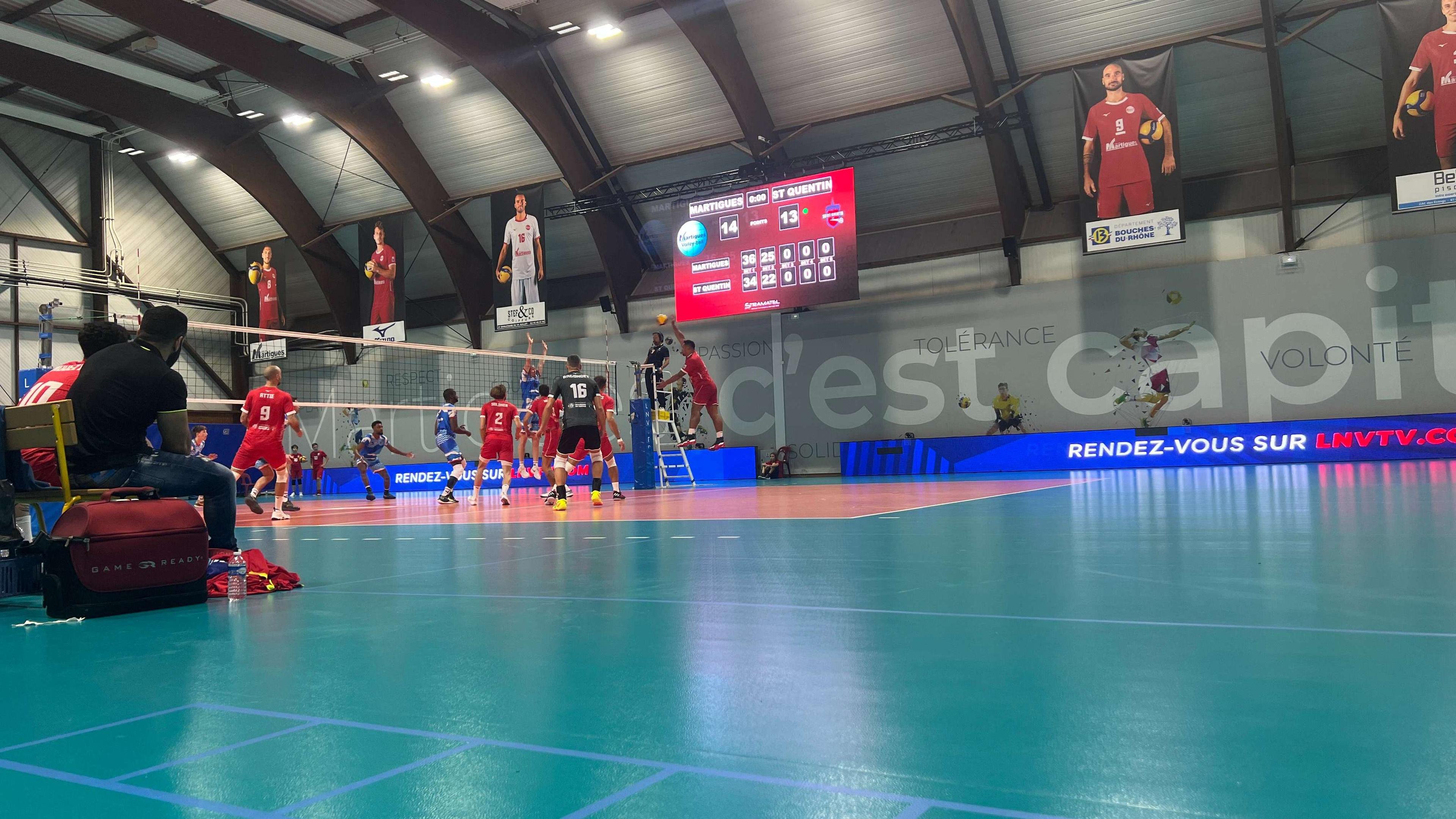 Martigues Volley-Ball : une première à domicile réussie