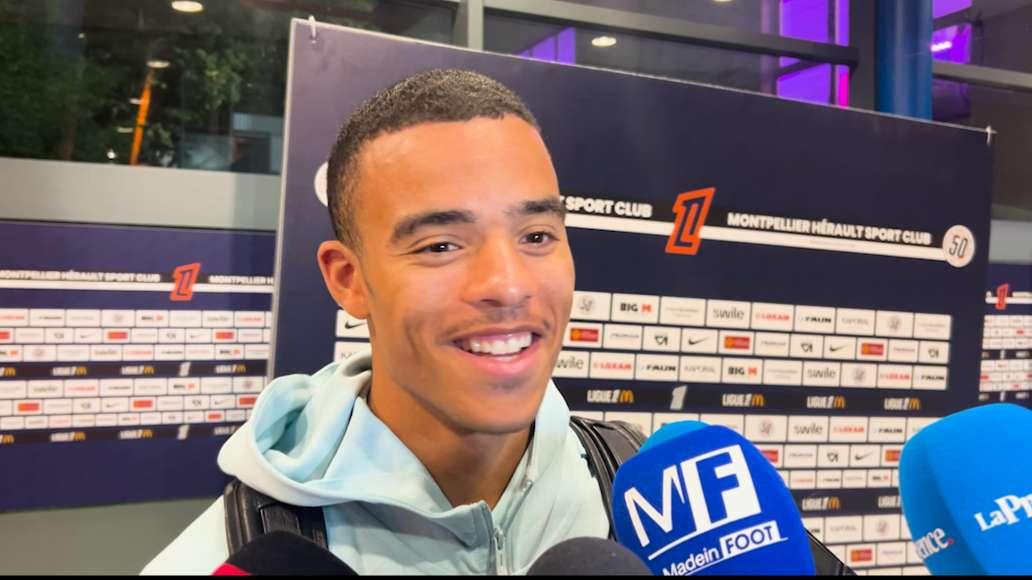 Montpellier-OM : Mason Greenwood "Peu importe si je marque ou pas, je fais de mon mieux pour aider l'équipe"