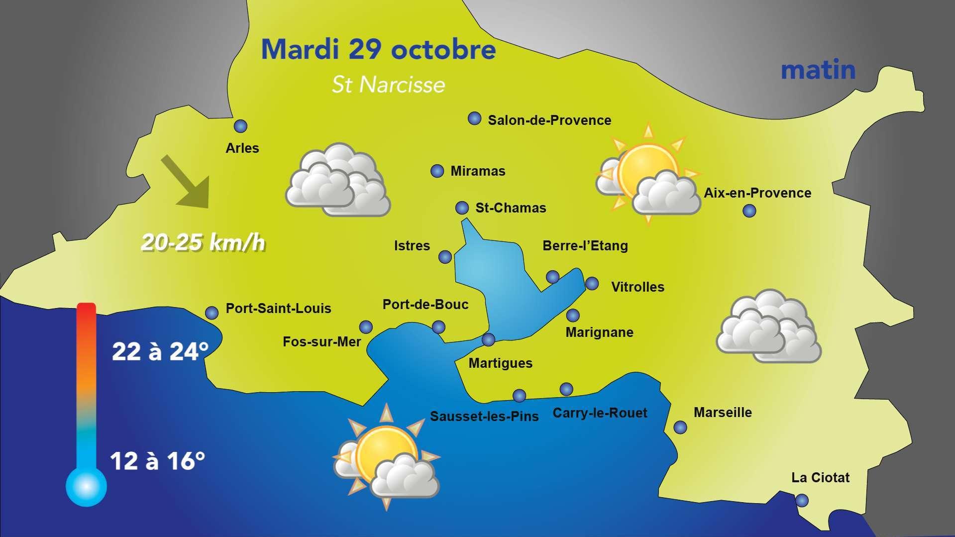 Météo : un temps agréable mardi 29 octobre