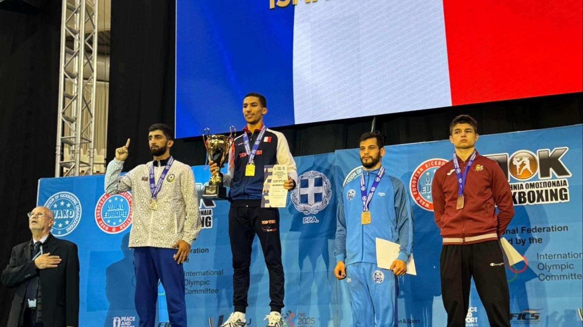 L'Istréen Ismaël Fajry champion d'Europe de kickboxing K1