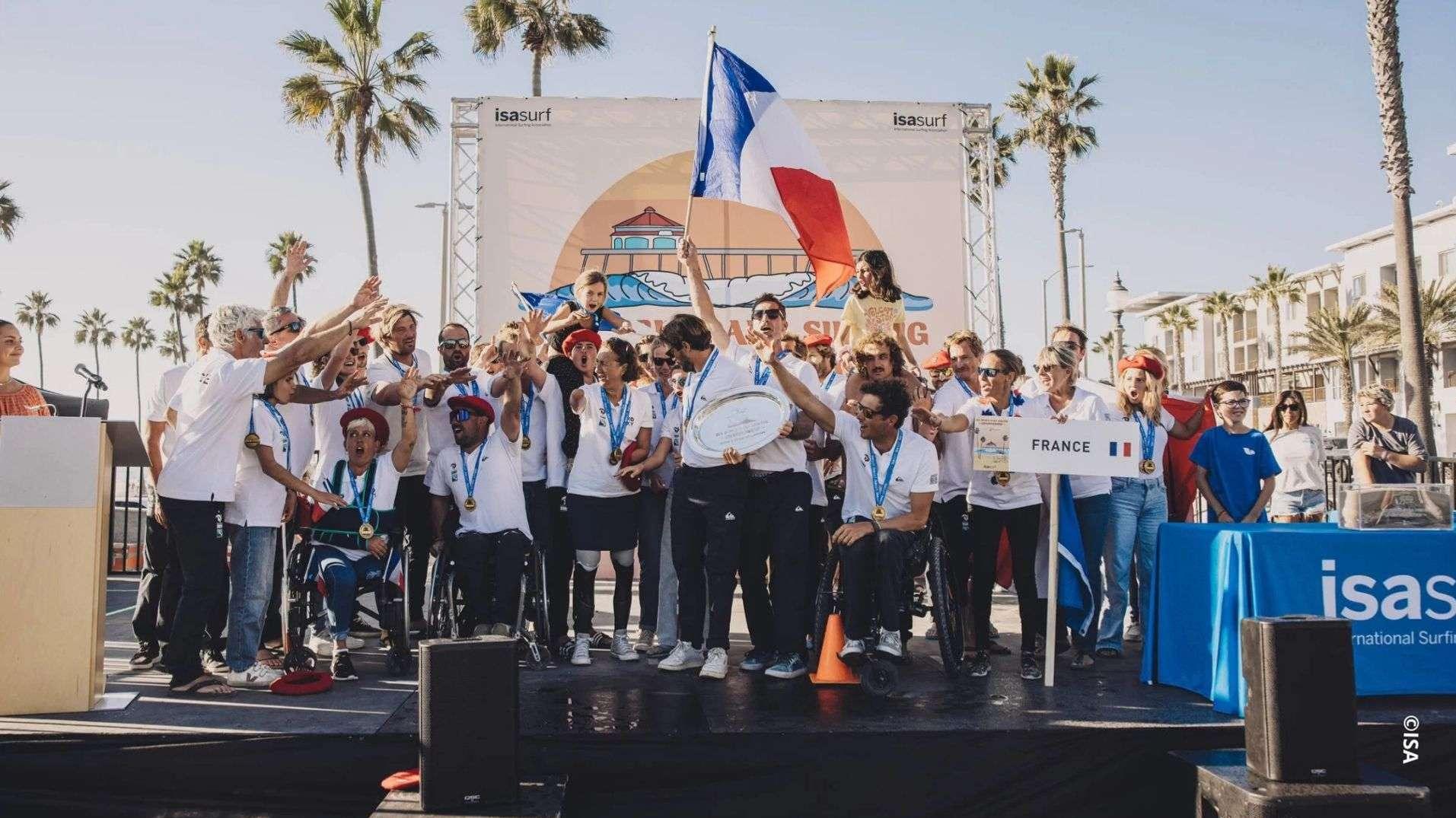 Le surfeur martégal Eric Dargent de nouveau champion du monde avec la France