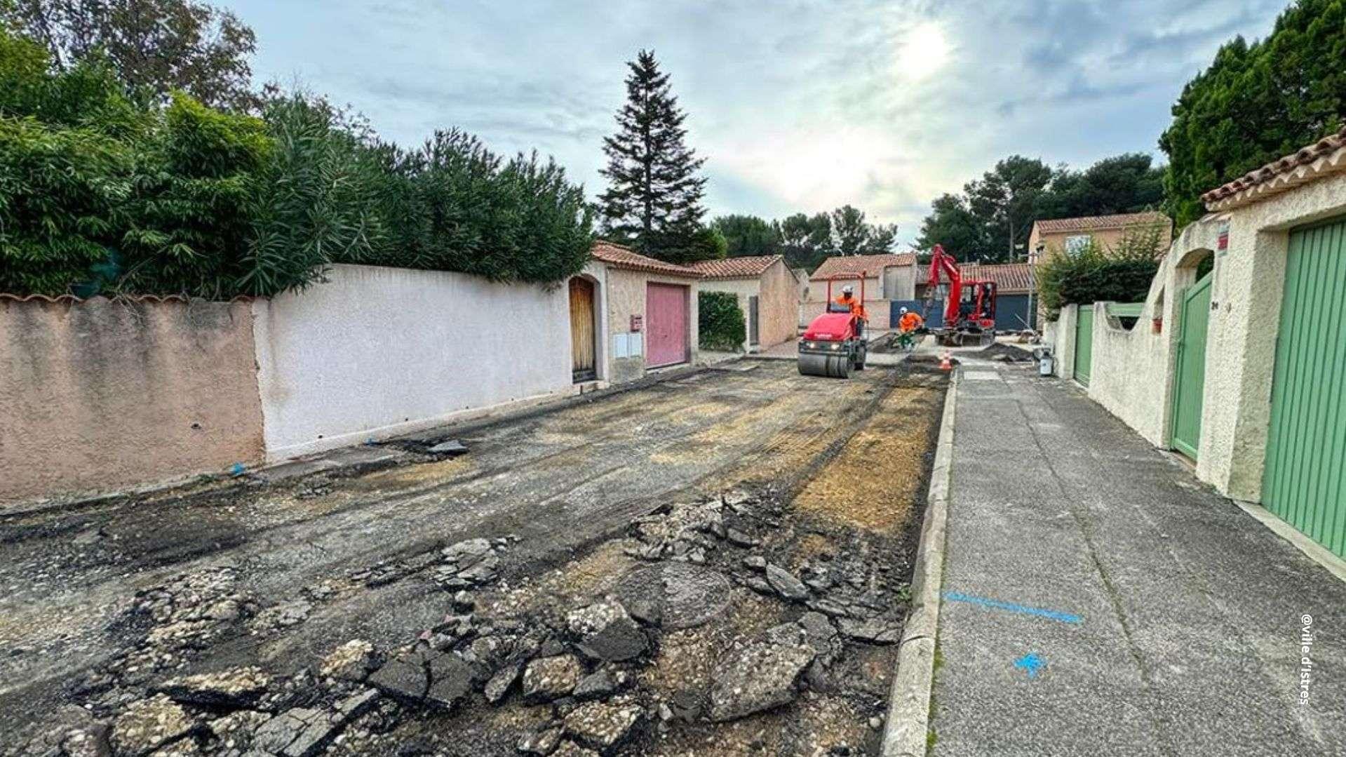 Istres lance un vaste programme de rénovation des routes dans les quartiers