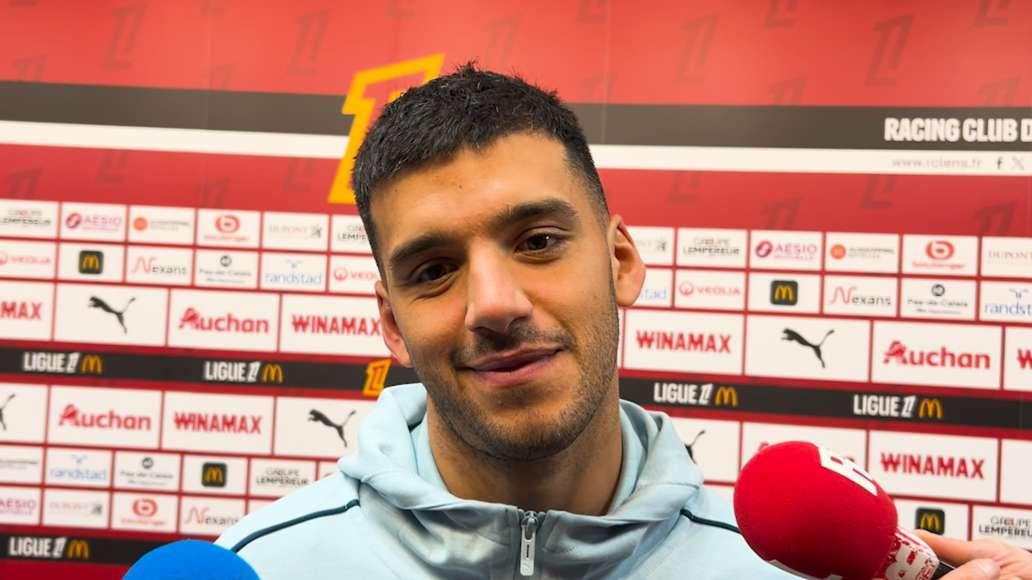 Lens-OM : Geronimo Rulli "Rongier pour nous c'est un leader, il est très important pour notre équipe."