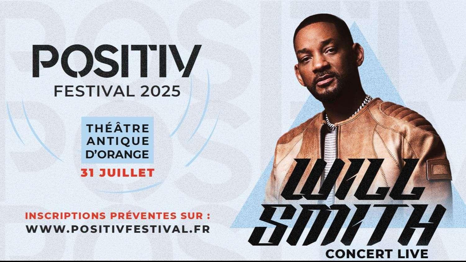 Will Smith en concert en France : il sera cet été au Positiv Festival d'Orange