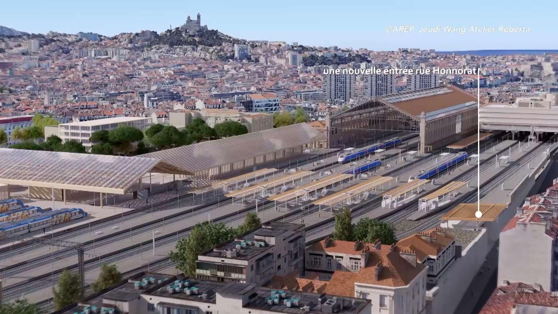 Extension de la gare Saint-Charles à Marseille : un projet de plus de 3 milliards d'euros