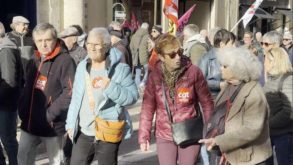 Marseille : les retraités dans la rue pour leur pouvoir d'achat 