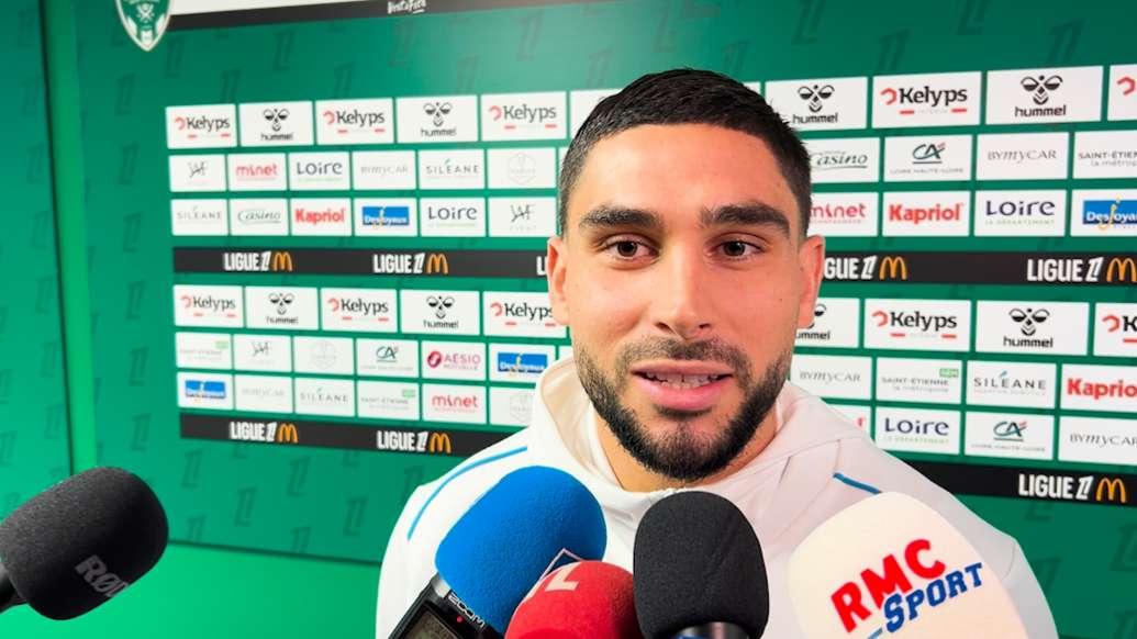 ASSE-OM : Neal Maupay "tout le monde peut marquer, tout le monde participe, c'est la force du groupe"