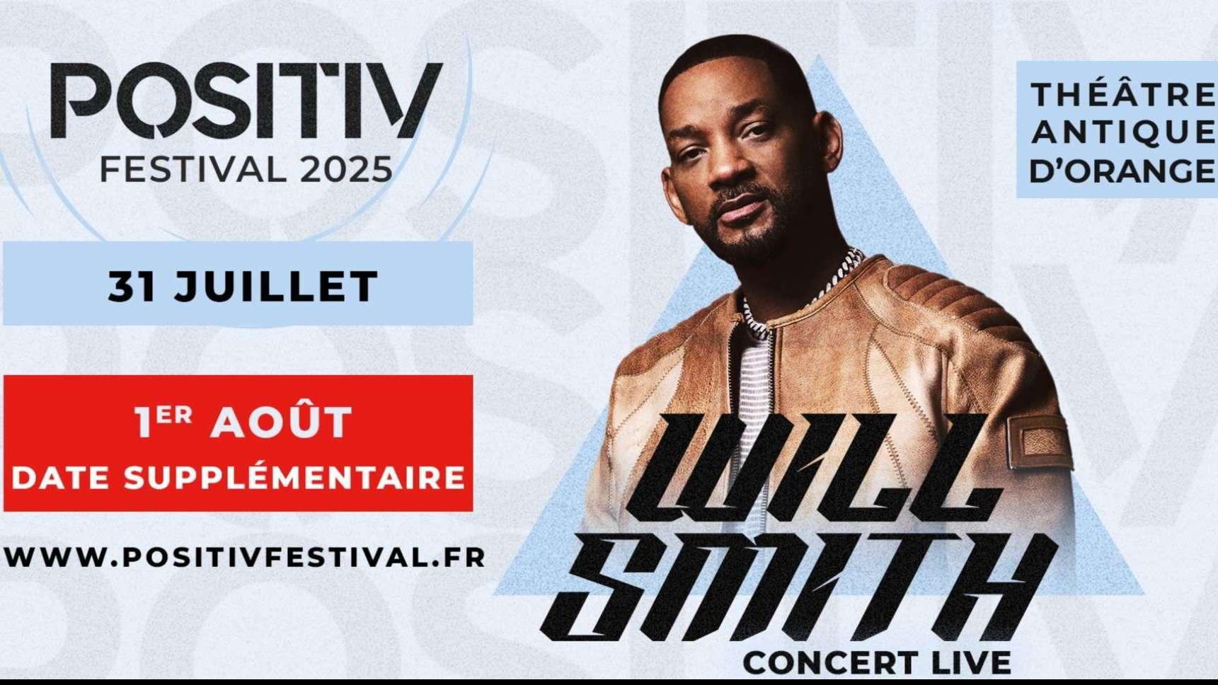 Will Smith en concert à Orange : une nouvelle date le 1er aout