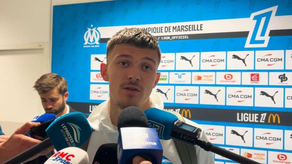 OM-LOSC : Quentin Merlin revient sur le but de folie qu'il marque pour l'ouverture du score !