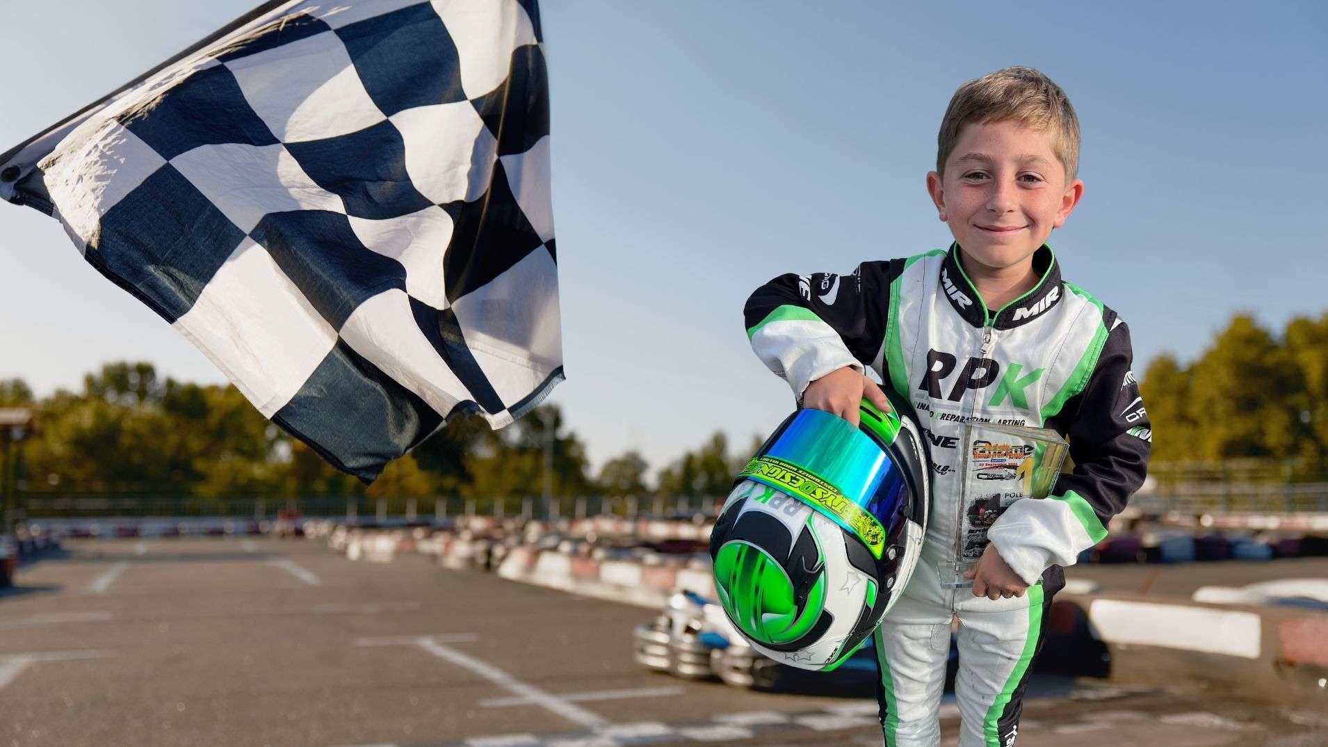 Martigues : Gabriel, 10 ans, un champion de karting à fond, à fond, à fond !