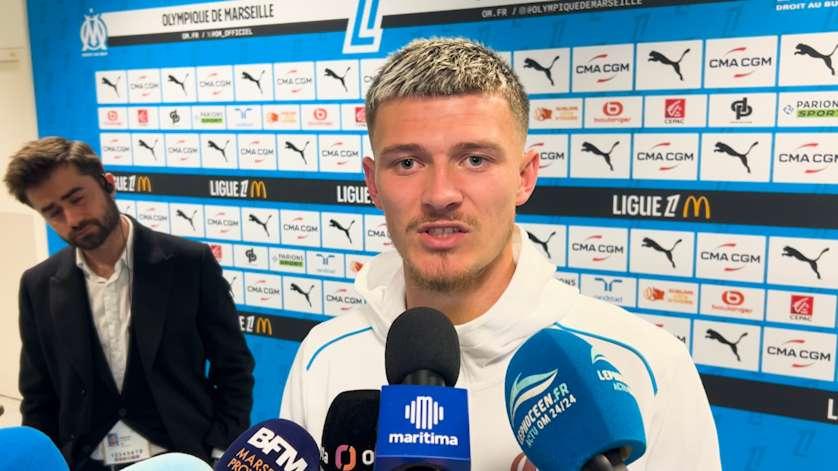 OM-ASSE : Quentin Merlin "je suis content de l'arrivée d'Amar Dedić car c'est une concurrence en plus"