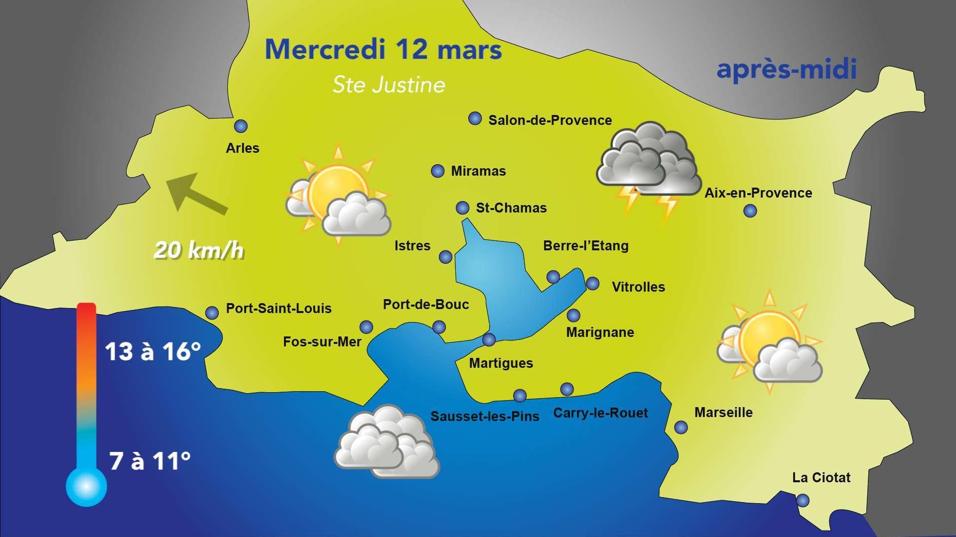 Météo : accalmie ce mercredi 12 mars