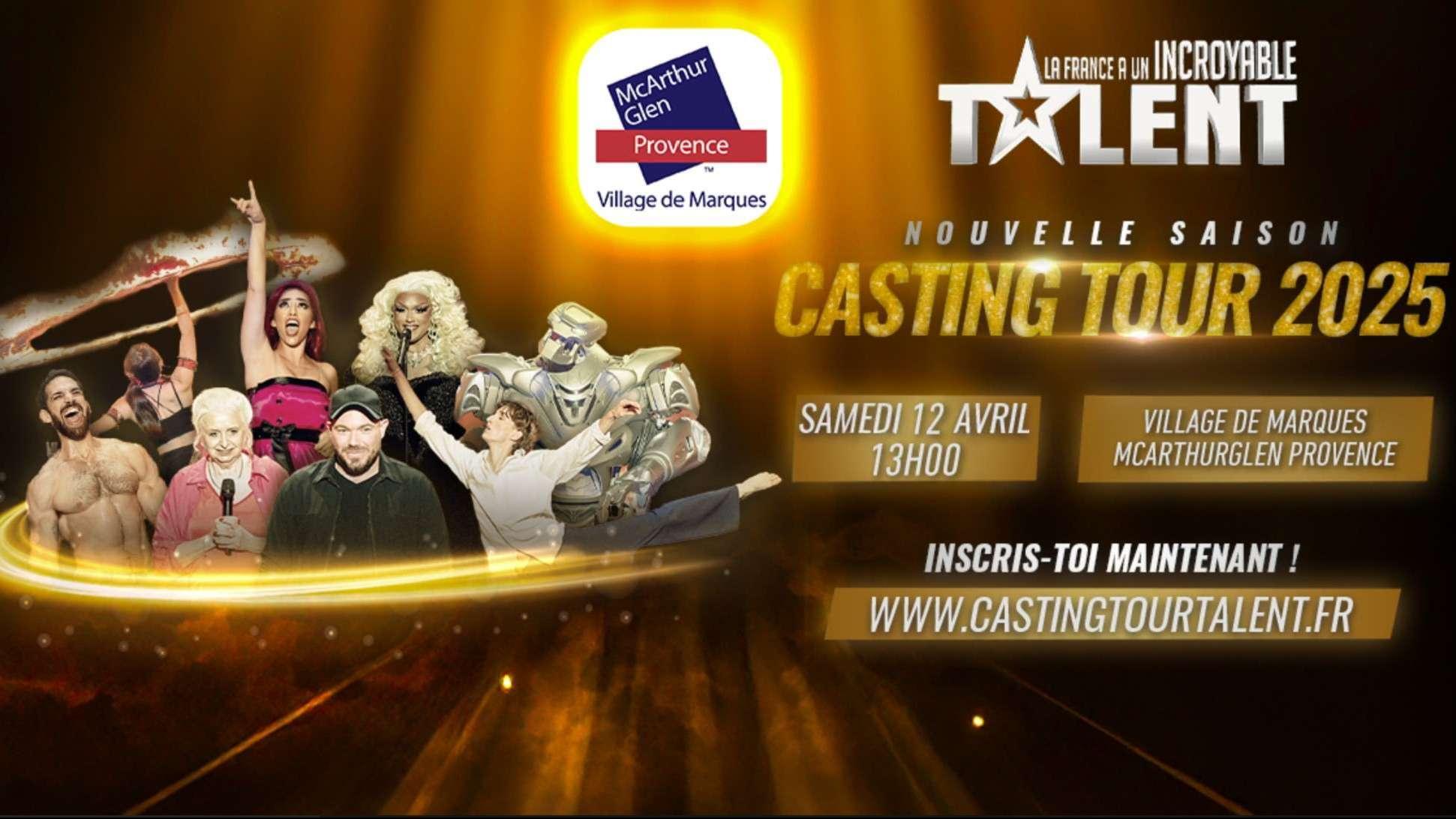 La France a un incroyable talent : un casting en avril au Village des marques à Miramas