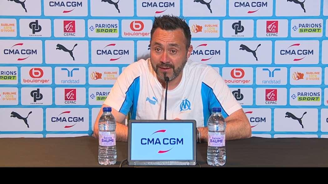 Lille-OM : la conférence de presse de Roberto De Zerbi avant le déplacement au LOSC
