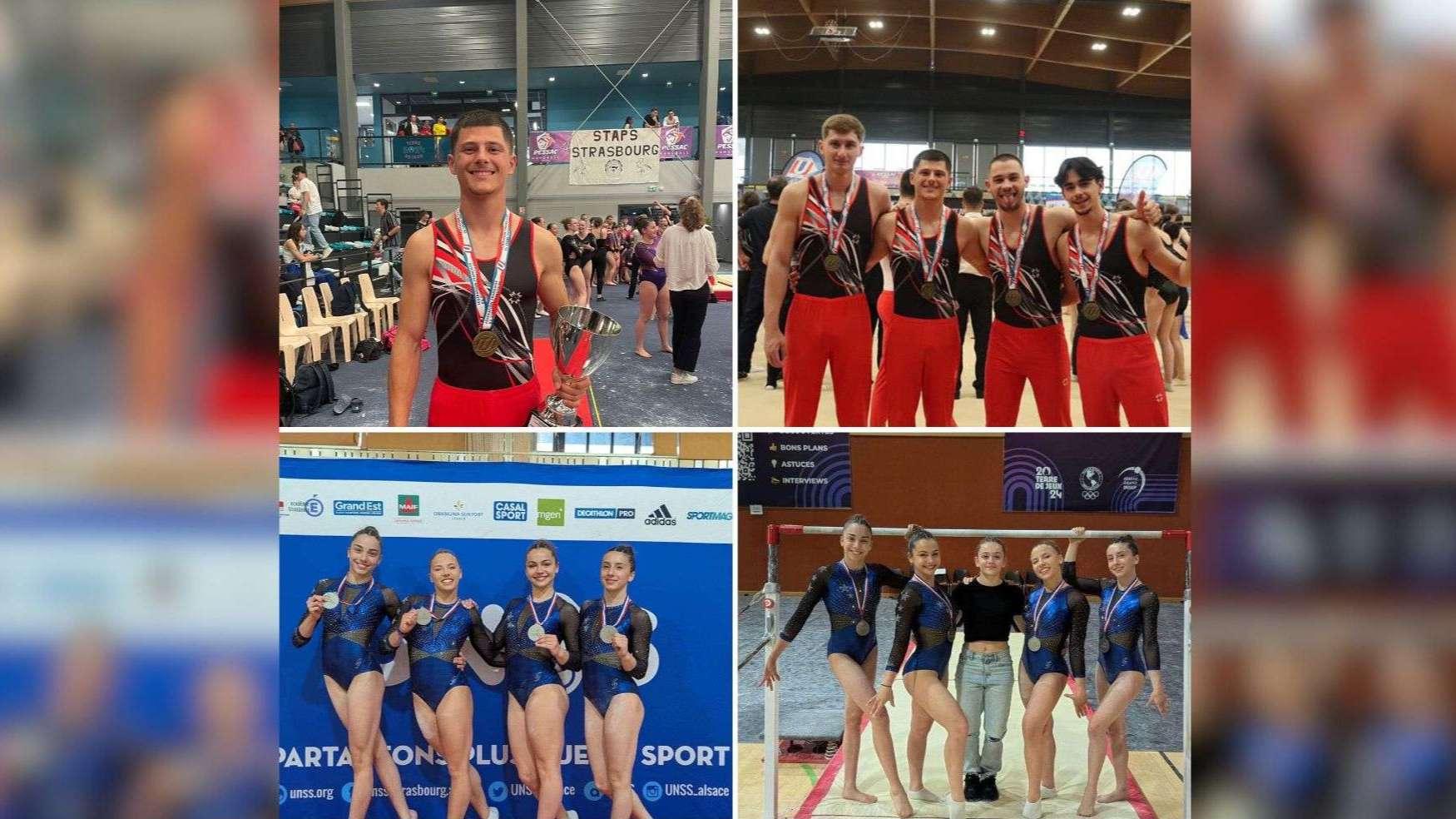 L'Etoile Gymnique Istres Entressen a brillé lors des championnats de France scolaires
