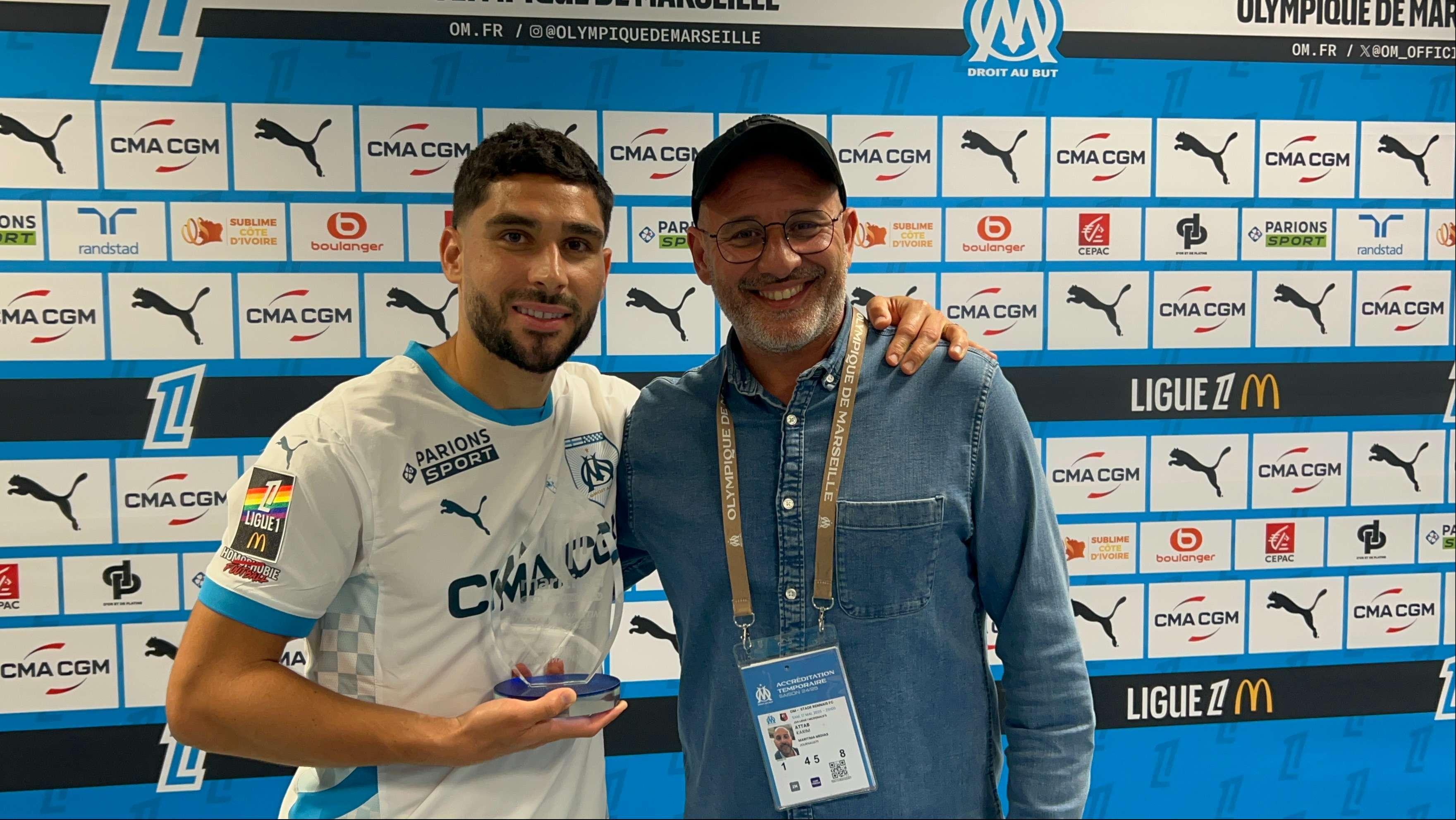 OM : Neal Maupay élu prix Orange Maritima 2024-2025