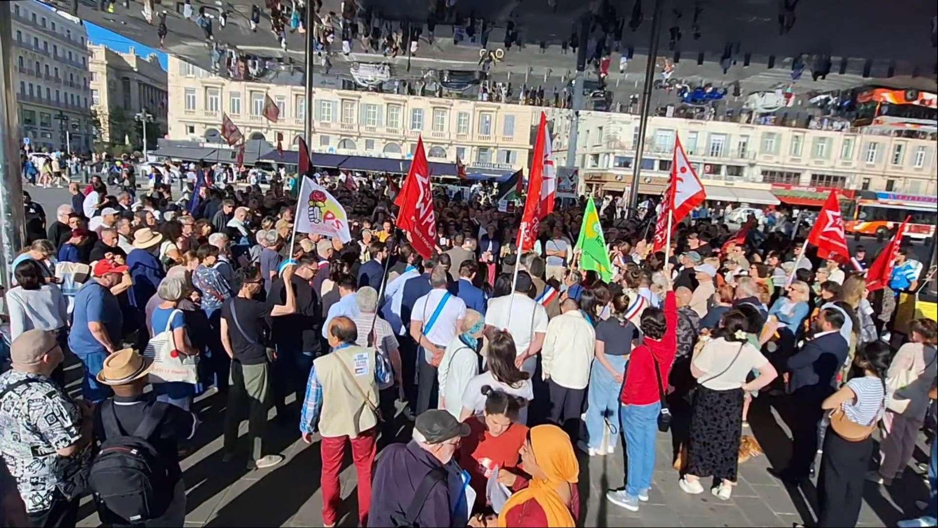 Marseille : un rassemblement en soutien à Gaza 
