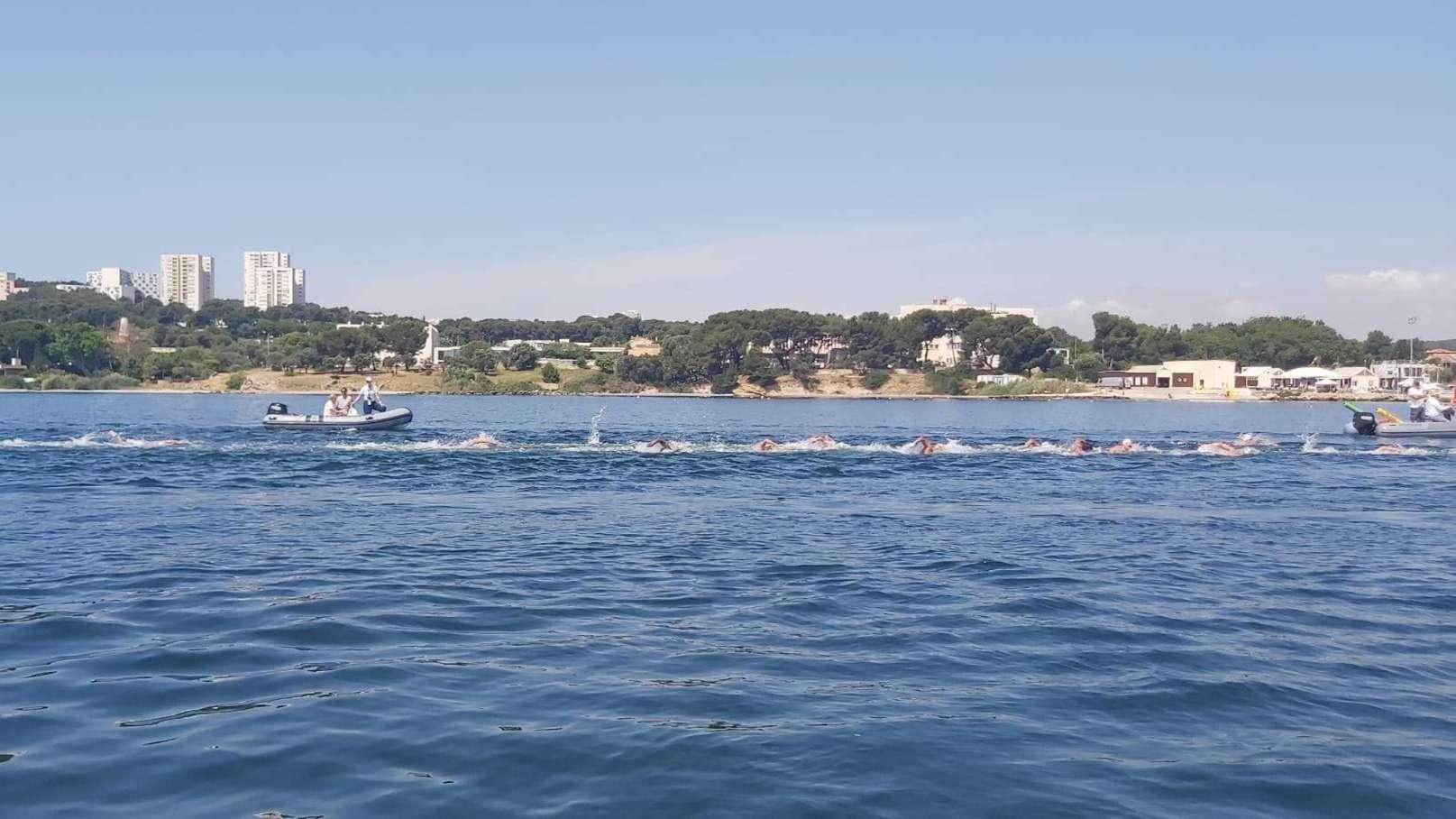 Les championnats de France d’eau libre 2025 se déroulent à Martigues