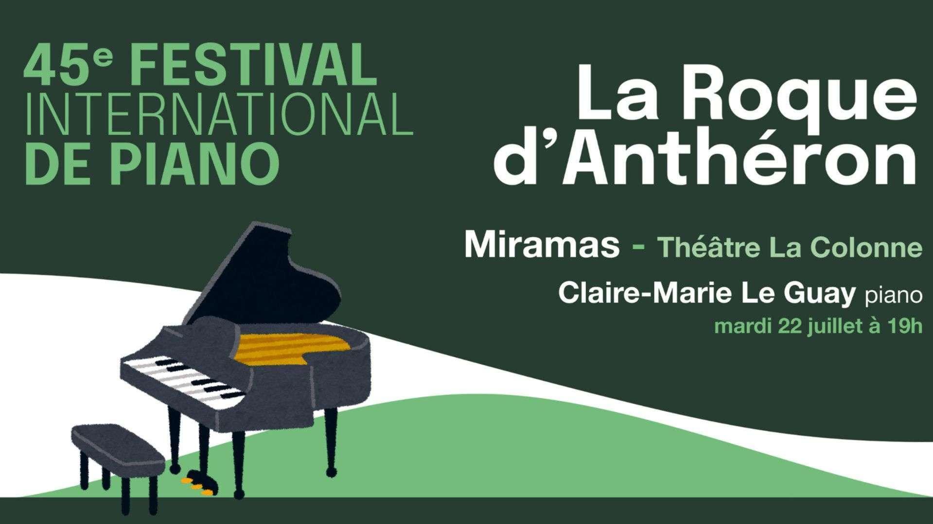 Une Nuit d’Été en Musique à Miramas : le Festival de Piano de la Roque d’Anthéron fait escale le 22 juillet !