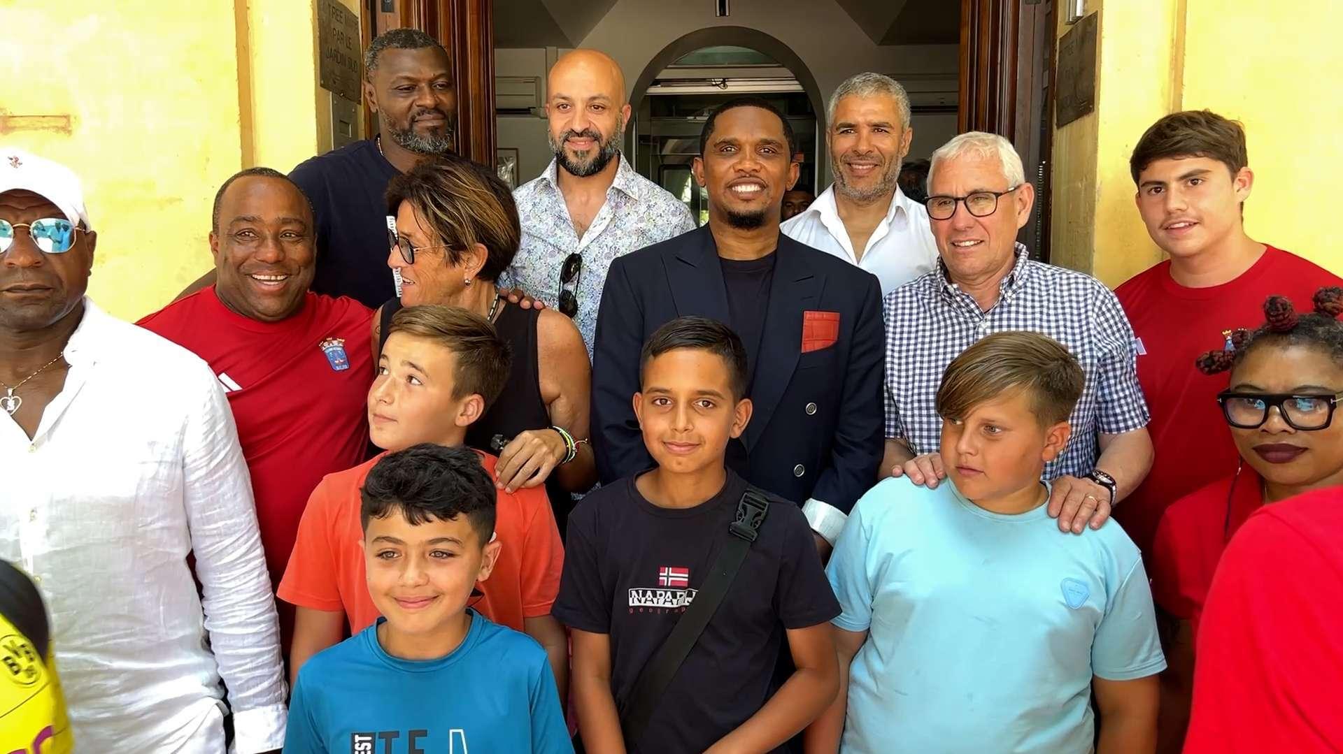 Port-de-Bouc accueille le grand joueur de football Samuel Eto'o
