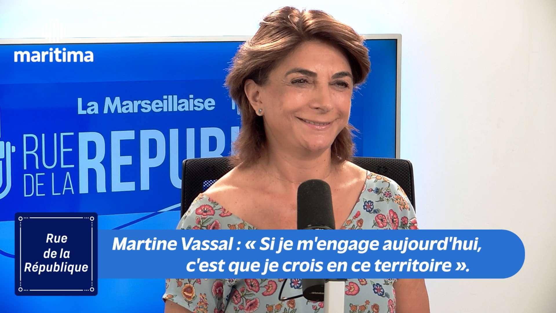 Martine Vassal : « Si je m'engage aujourd'hui, c'est que je crois en ce territoire ».