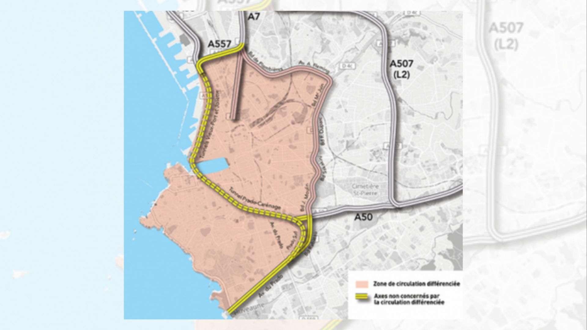 Circulation différenciée à Marseille demain, seules les vignettes 0,1 et 2 pourront circuler en ZFE