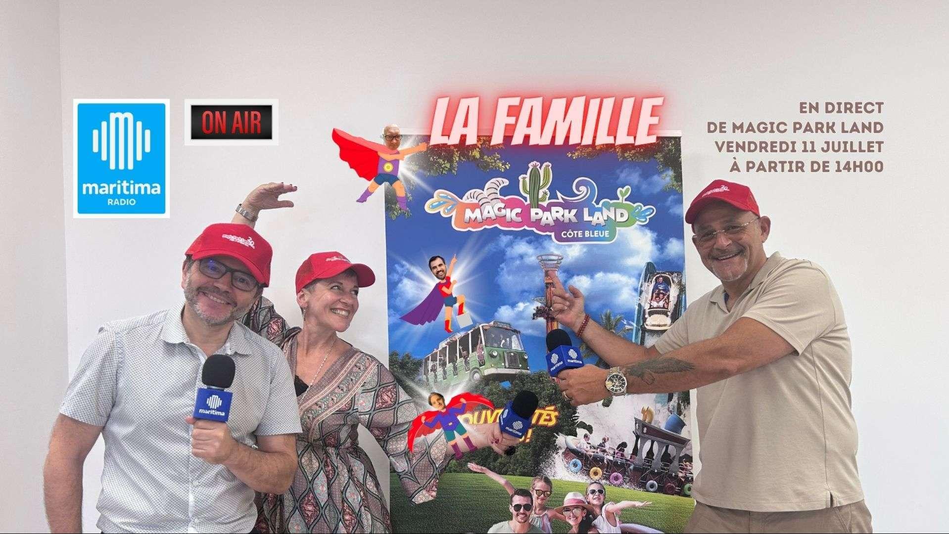 LA FAMILLE à MAGIC PARK LAND