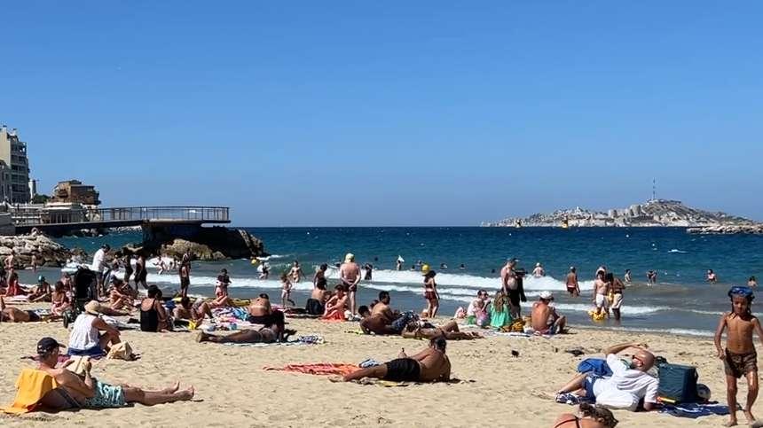 La plage des Catalans : autant prisée par les habitués que par les visiteurs