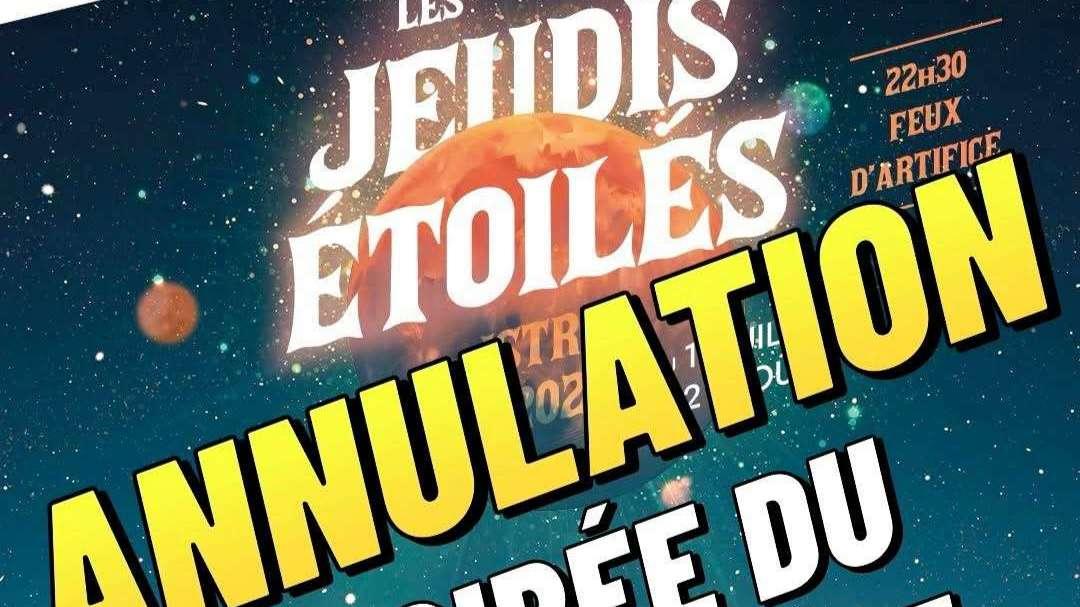 Jeudis étoilés à Istres: annulation de la soirée du 17 juillet