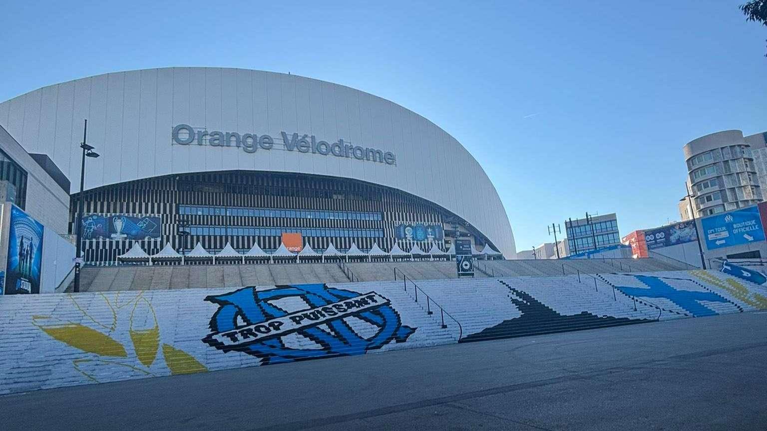 Une nouvelle fresque orne les escaliers du stade Vélodrome