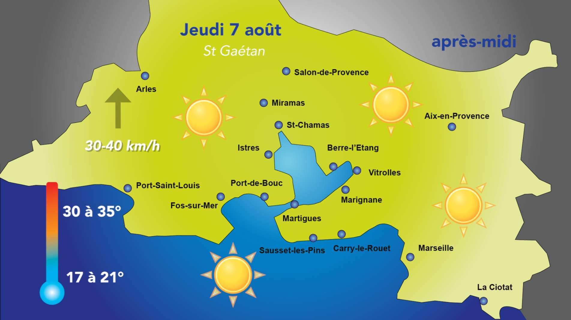 Météo : un temps stationnaire jeudi 7 août