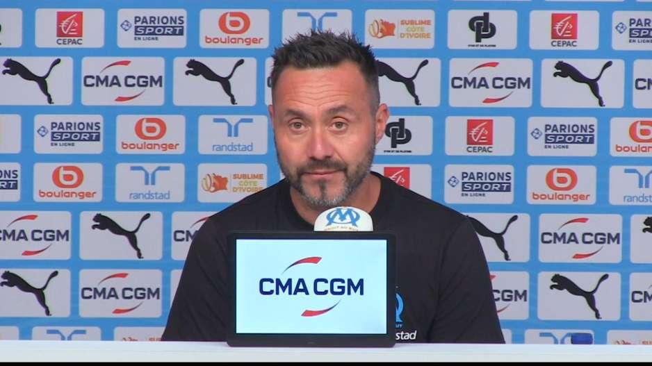 OM-Paris FC : la conf de presse de Roberto de Zerbi en intégralité et ses explications sur Adrien Rabiot
