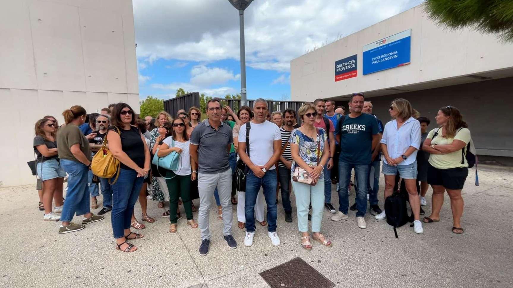Coups de couteau au lycée Paul Langevin à Martigues : les professeurs réagissent
