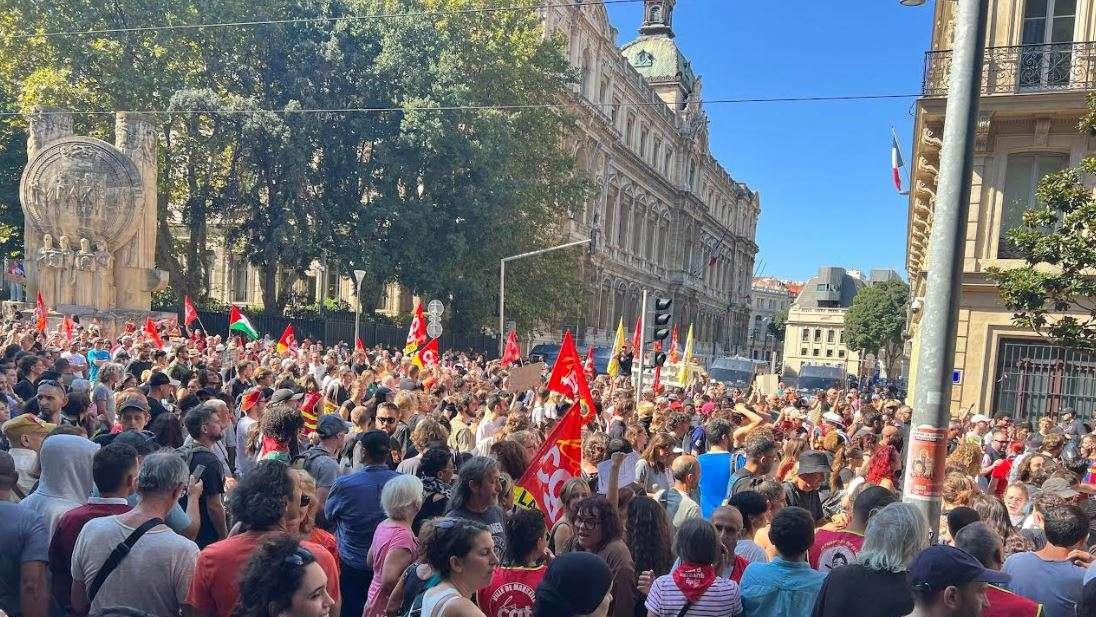 "Bloquons tout" : plusieurs milliers de manifestants à Marseille