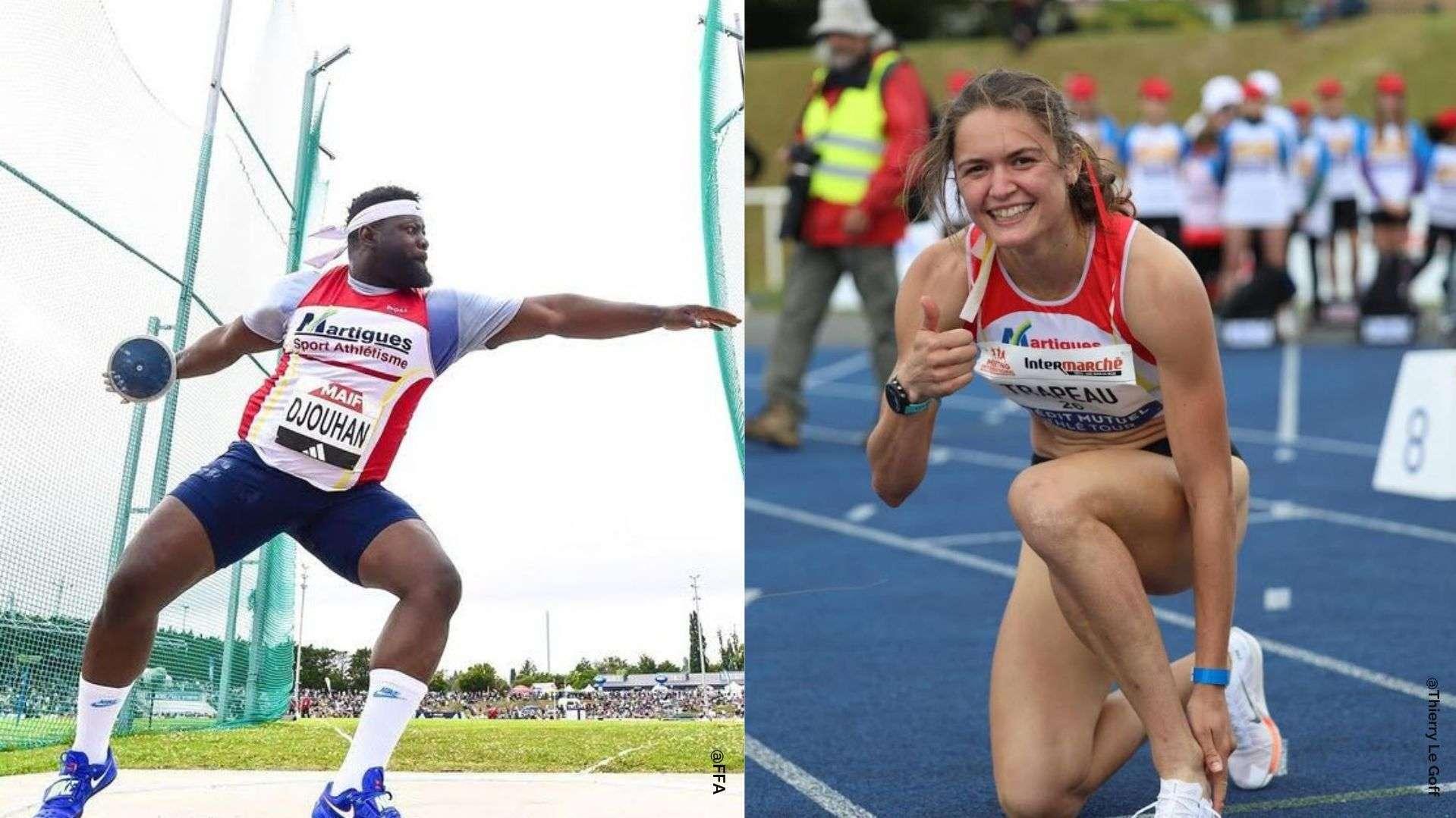 Martigues : Maëliss Trapeau et Lolassonn Djouhan en course pour les Mondiaux d'athlétisme à Tokyo