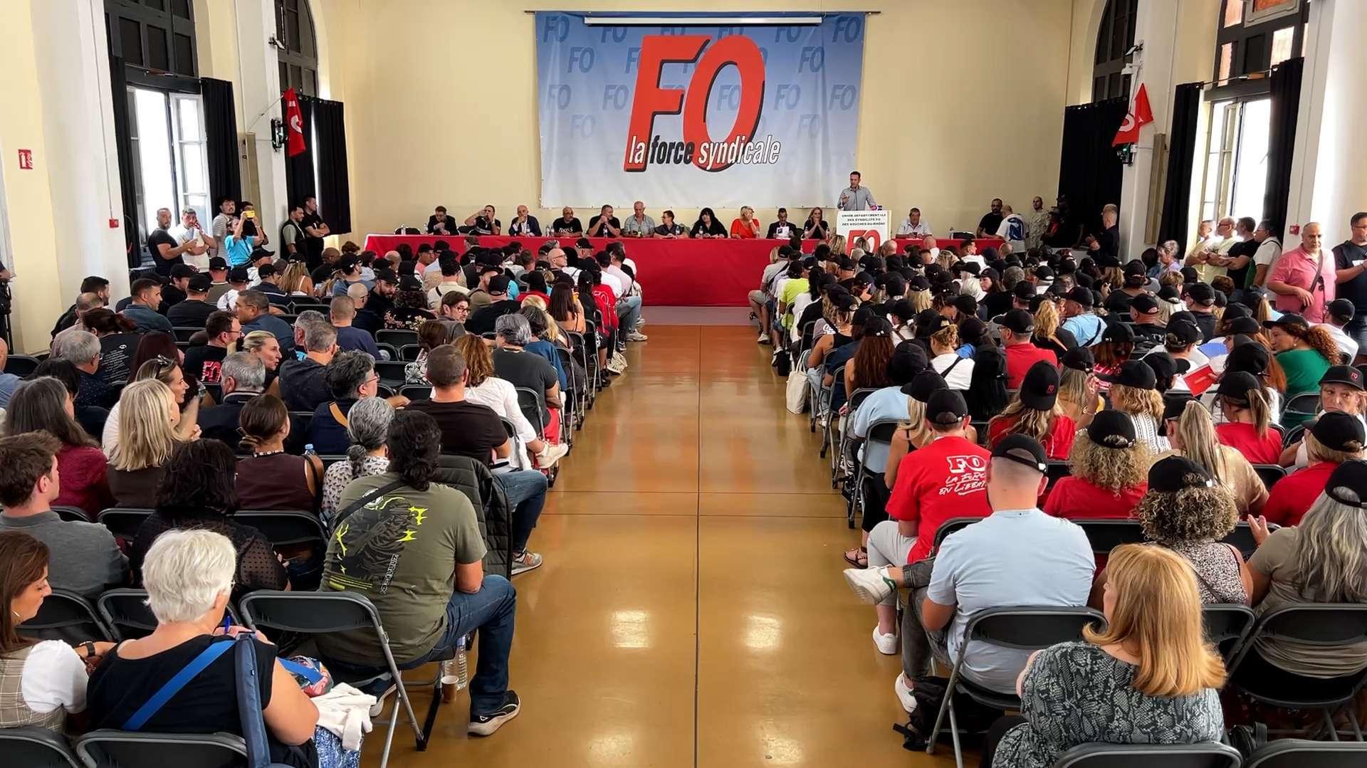 FO tient son meeting de rentrée à Marseille